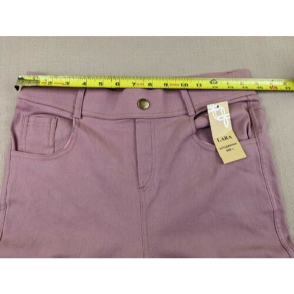 LARA FASHION Junior L Dusty Pink Pull On Skinny Jeggings - Picture 8 of 12